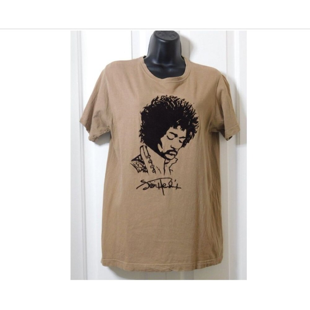 Jimi Hendrix Raised Velvet Chuck Boyd Portrait Graphic of Hendrix T-Shirt